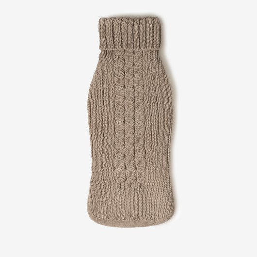 ubranka dla zwierząt Sweterek dla psa Caldo Beige z wełny merino