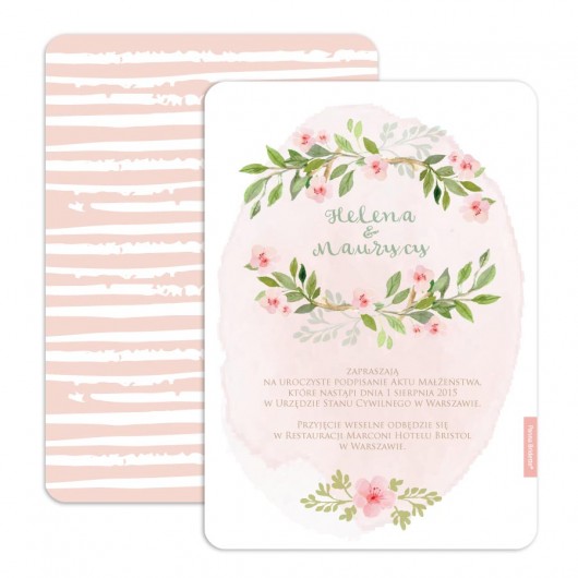 Zaproszenie Ślubne BOHO CHIC Panna Bridette