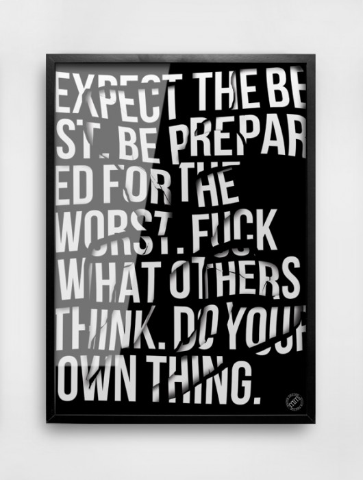 Expect The Best // 50x70cm MM House Design