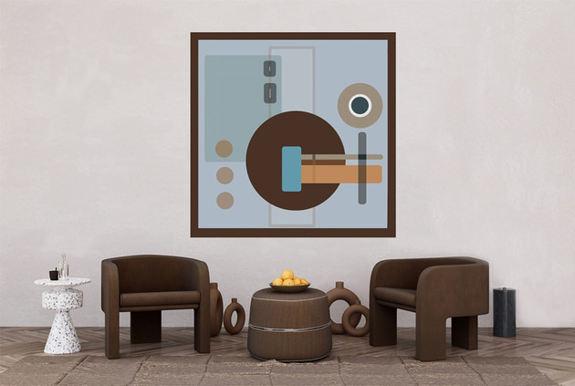 grafiki i ilustracje Grafika na płótnie  - LE CORBUSIER NO.6