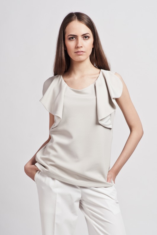 Blouse with frills Lanti