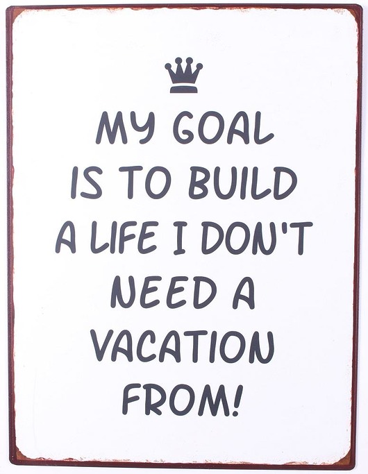 Szyld metalowy My Goal MIA home