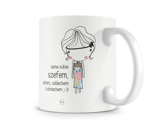 kubek. sama sobie szefem Love Life and Forest