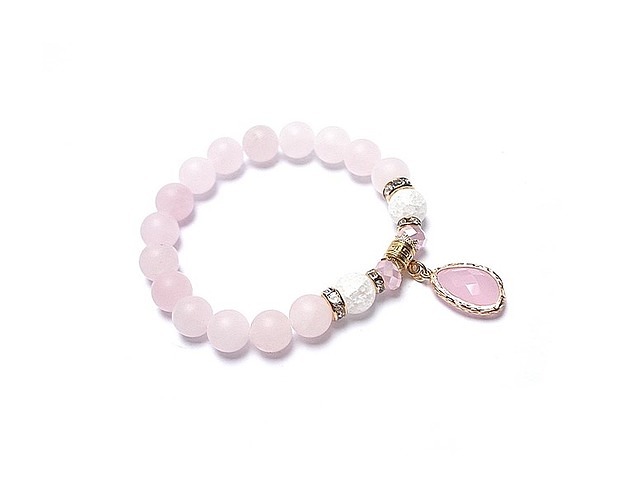 bransoletki z kamieni naturalnych Light pink /12.02.2022/