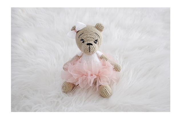 misie i maskotki Beżowy Śpioch w tutu