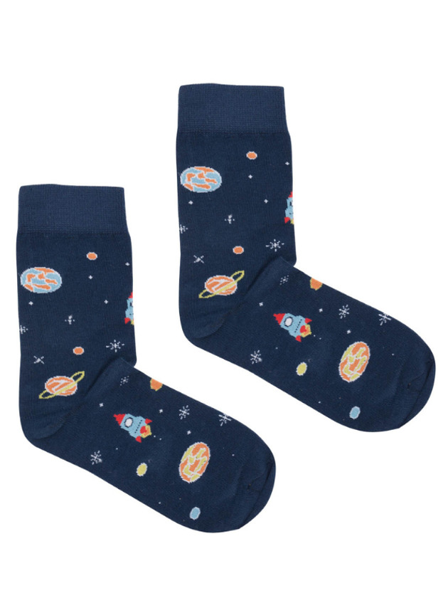 skarpetki męskie Kosmos i rakiety skarpetki unisex Kabak