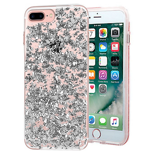 Etui case na telefon guma iPhone 5 / 6 / 7 silve Caseline  etui na telefon
