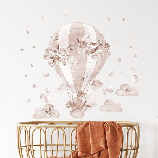 naklejki ścienne do pokoju dziecka BALON BOHO - naklejka na ścianę