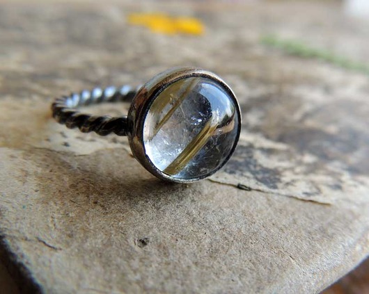 Kwarc z Rutylem (RUTILATED QUARTZ) by MARIAELA. MARIAELA
