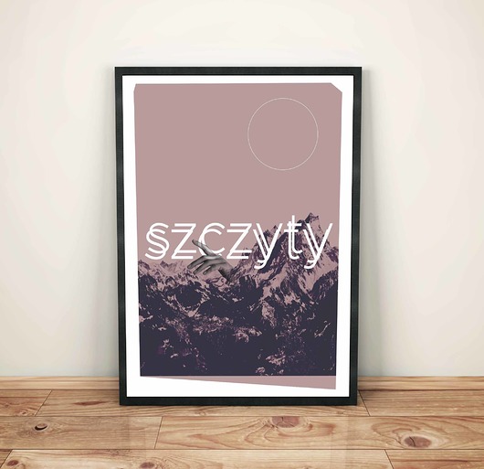 Plakat "Szczyty" 50x70cm sztucznymagazyn