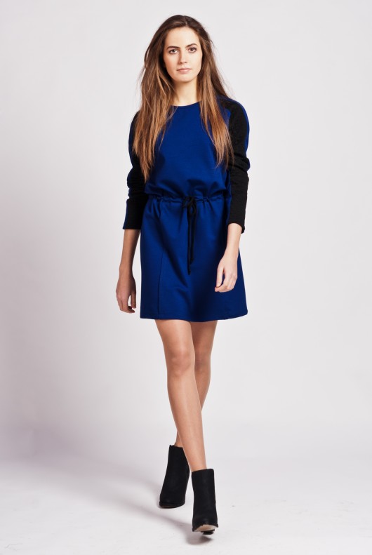 Dress with quilted accents  / suk110 Lanti