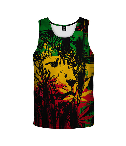 t-shirty dla chłopców Bokserka Top Boy DR.CROW Rasta Lion