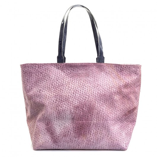 Dwukolorowa Skórzana Torebka Damska PASTEL CADOaccessories