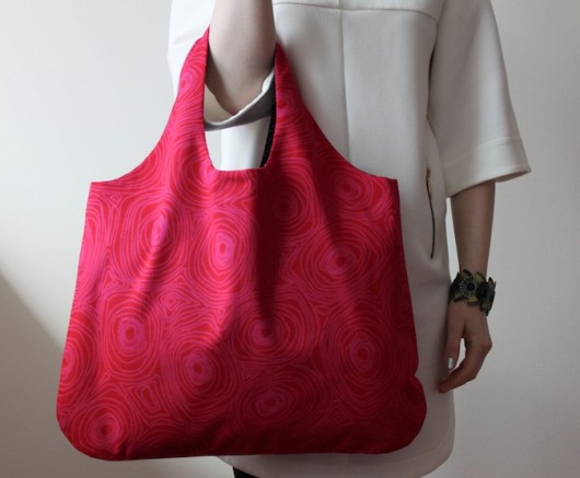 Eko torba na zakupy RASBERRY SWIRL longredthread