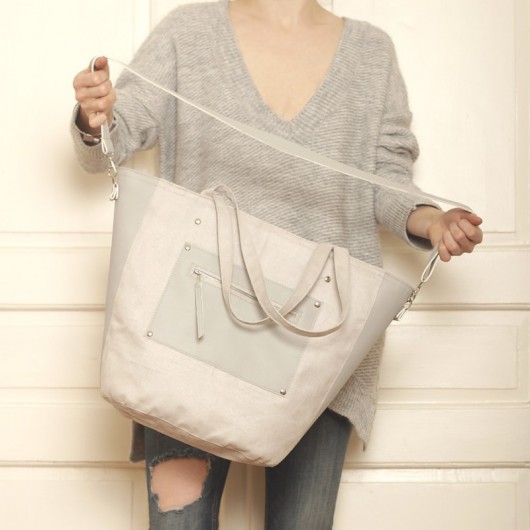 Bucket Bag Jasnoszara hairoo