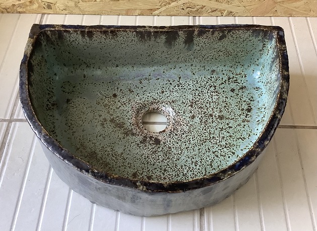 umywalki PRZECENA - Ceramiczna umywalka "skalisty brzeg"