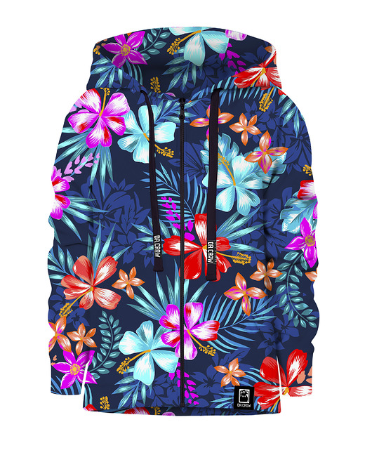 bluzy dla dziewczynki Bluza Zamek Dziewczynka DR.CROW Colourful Flowers
