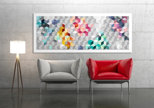 OBRAZ NA PŁÓTNIE - ABSTRAKCJA - 150x60cm LUdesign gallery