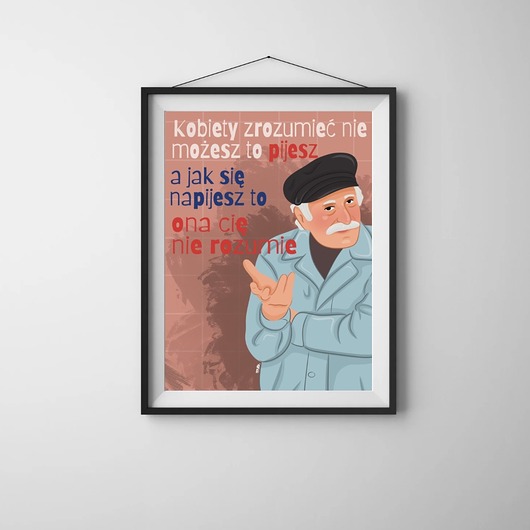 grafiki i ilustracje Plakat "Stach Japycz