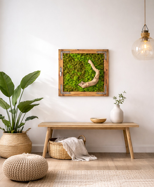 inne "Okno" - obraz, dekoracja, duży obraz z mchu