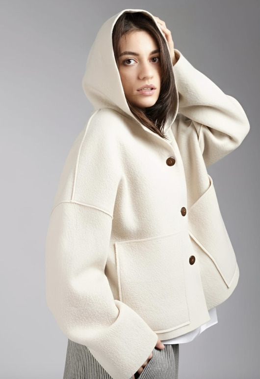 kurtki damskie Kurtka 100% Merino WEŁNA GOTOWANA