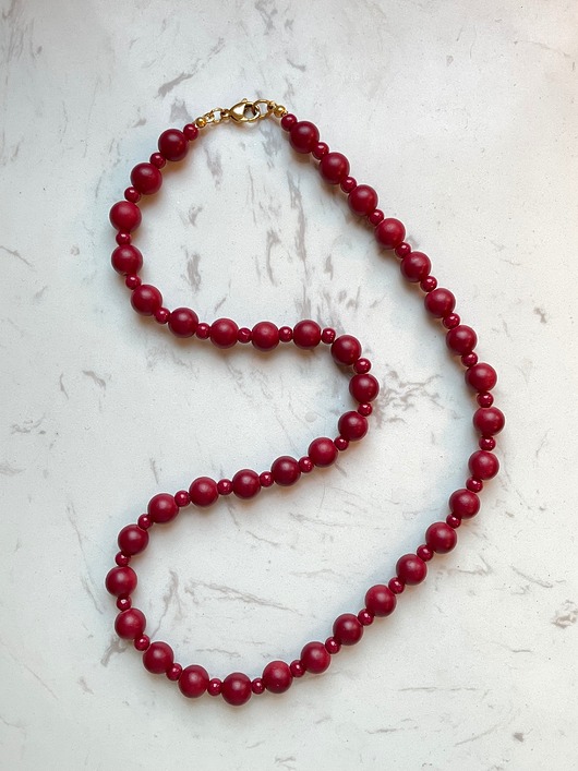 korale Naszyjnik ŻURAWINA