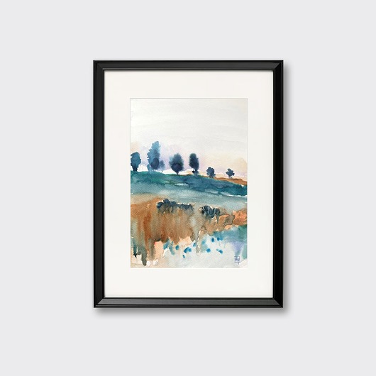 obrazy Akwarela  ''WSPOMNIENIE LATA 2''- ręcznie malowana