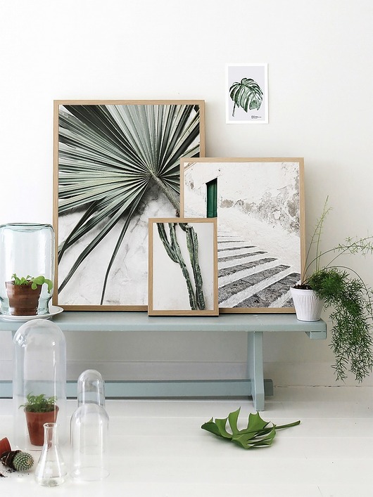 Zestaw plakatów w stylu skandynawskim Greenery myscandi