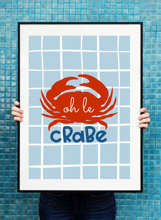 plakaty Plakat Krab
