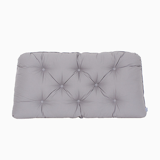 Poducha/zagłówek szara duża 120 Roomee Decor