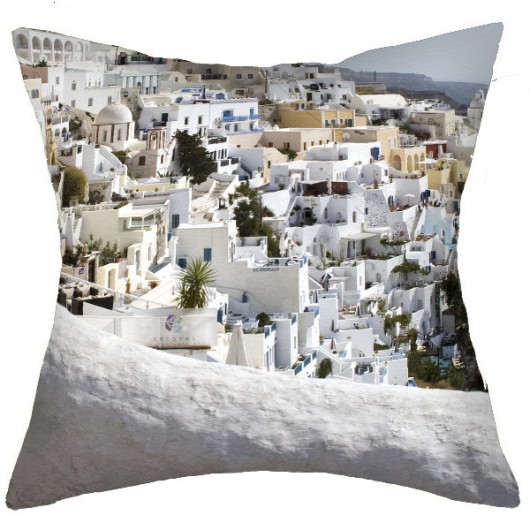 Widokówki z Santorini - na poduszce 36cm AT design