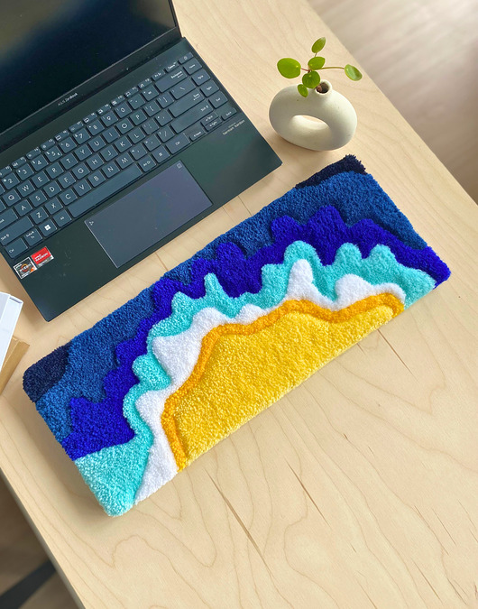 tekstylia - różne Podkładka na biurko Morskie fale