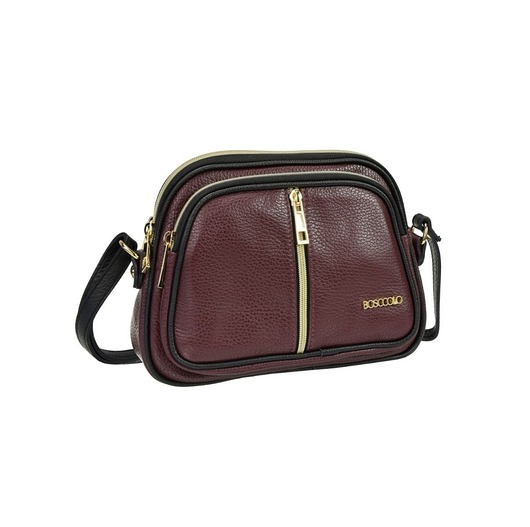 torby na ramię Torba skórzana  z ozdobnymi suwakami (5944)