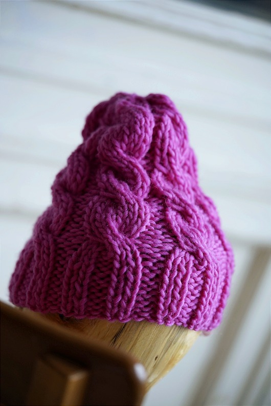 czapki damskie Czapka Big Snow  Magenta