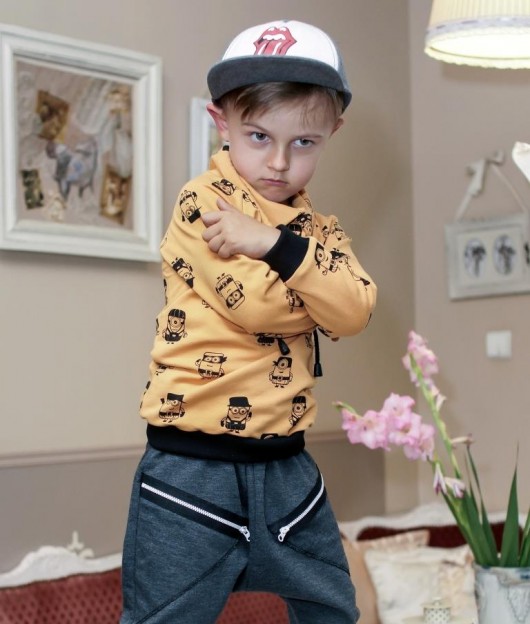 Bluza Minionki musztardowa Mizerki Kids