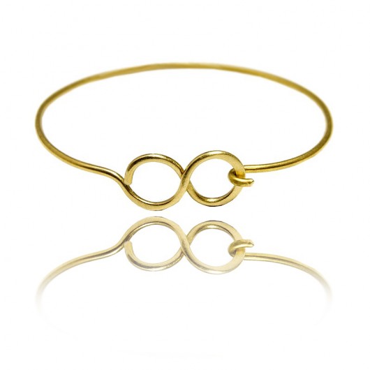 Nieskończoność - bangle  mosiądz SHEandHE
