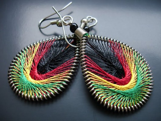 mini Reggae etnokolczyki