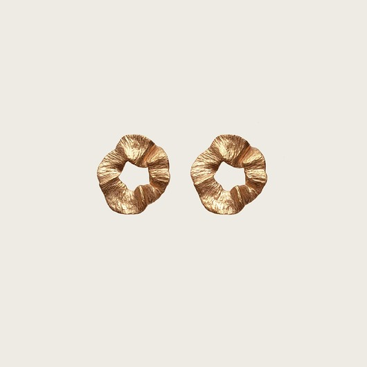 Złote kolczyki- Donna KOS jewellery