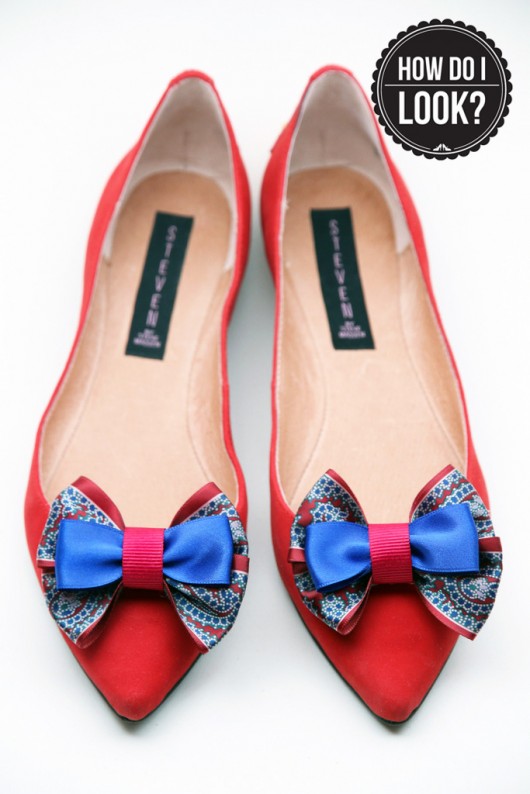 Royal Bow - Blue - klipsy do butów HowDoILook