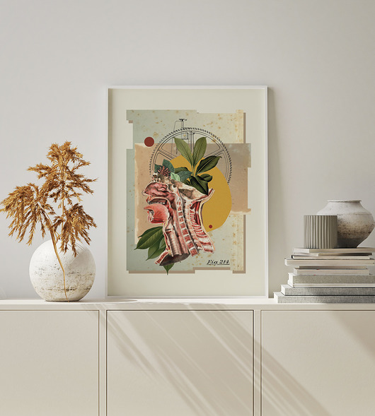 Kolaż z serii ANATOMY II / plakat w 2 rozmiarach Och!Marti
