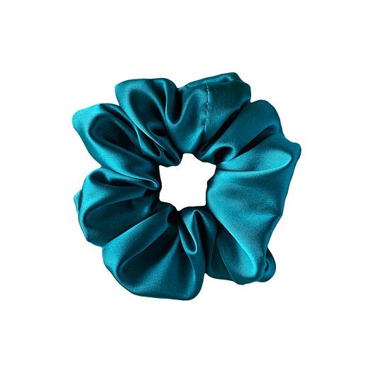 gumki do włosów Satynowa gumka do włosów scrunchie Szmaragd RÓŻNE MODELE