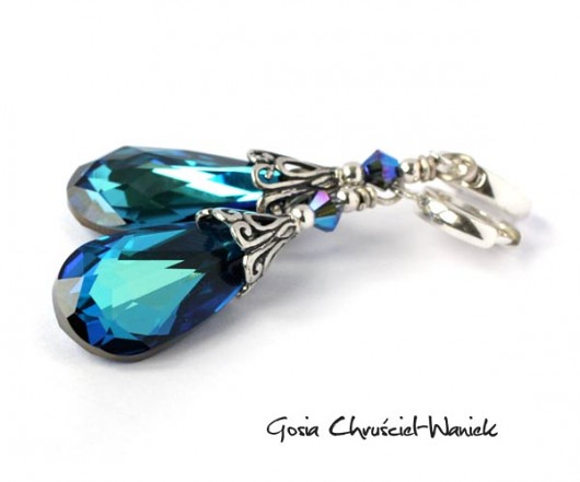 kryształ Swarovski bermuda blue-zamówienie Gosia Chruściel-Waniek