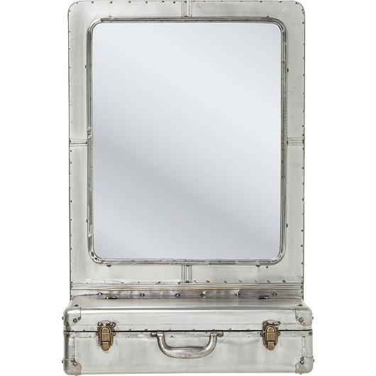 Lustro Suitcase 85x55x23cm, lustro z półką Home Design