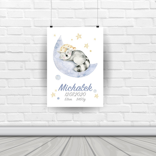 Plakat "SŁODKIE ŚPIOCHY Make My Wall 