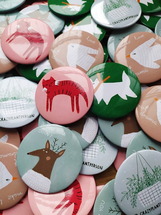 przypinki Przypinka różne wzory