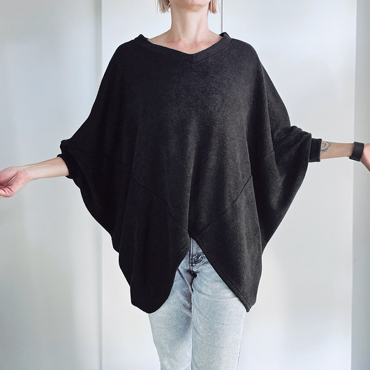 swetry damskie  Sweter VV Czarny