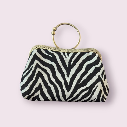 torebki do ręki Amanda zebra biała