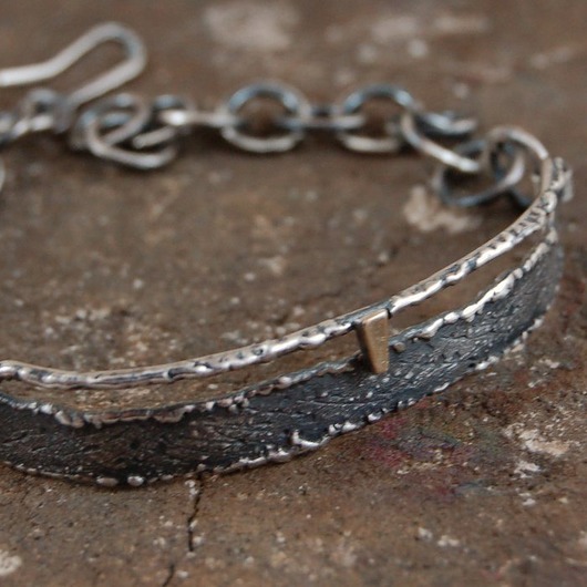 bransoletki wire wrapping srebro, złoto ... unisex