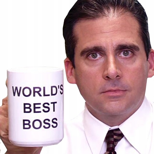 kubki i filiżanki KUBEK 330ml The Office World's best Boss