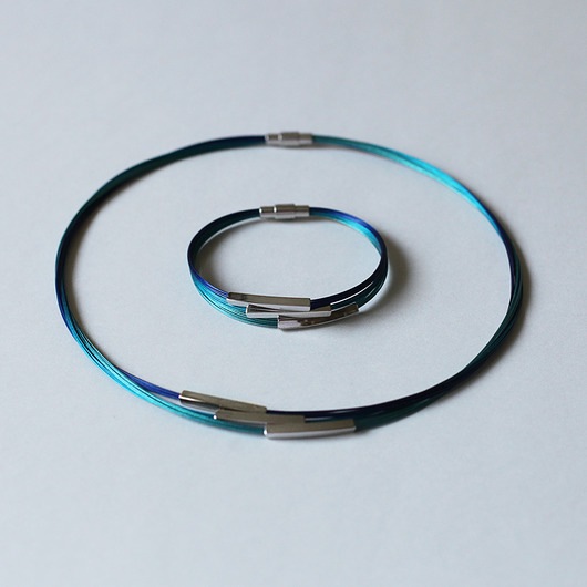 komplet biżuterii Komplet Sea Story v Silver